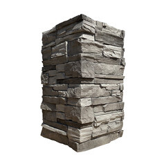 Изображение товара Искусственный камень угловой White Hills Фьорд Лэнд черно-серый (18 шт. = 1,8 пог.м)