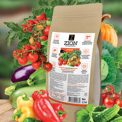 Удобрение для выращивания овощей ионитный субстрат Zion 2,3 кг - фото 2