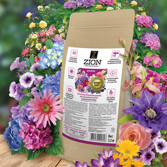 Удобрение для выращивания цветов ионитный субстрат Zion 2,3 кг - фото 2