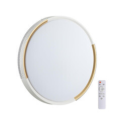 Изображение товара Светильник светодиодный накладной Sonex Pale 3000-6000К 72 Вт 18 кв.м золото IP43 с пультом (7612/EL)