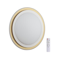 Изображение товара Светильник светодиодный накладной Sonex Pale 3000-6000К 72 Вт 18 кв.м белый/золото IP43 с пультом (7630/EL)