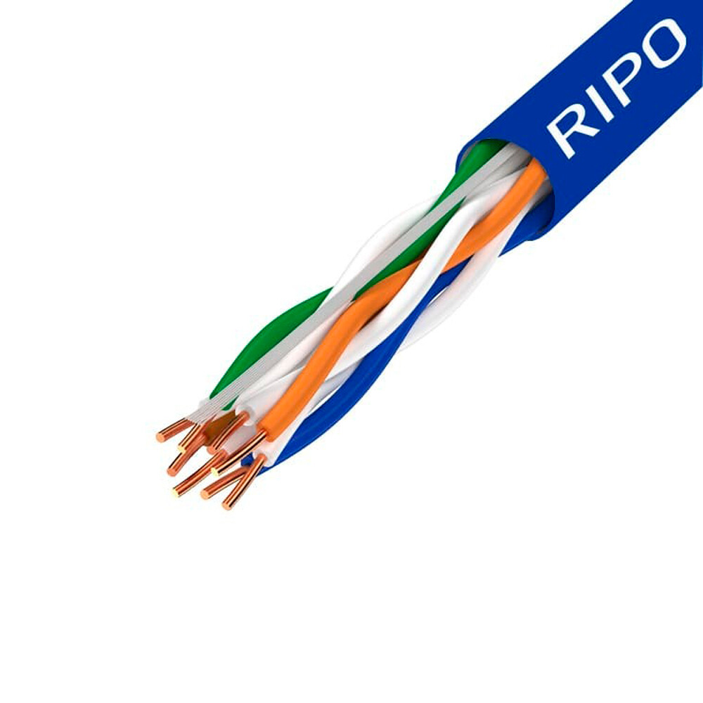 Изображение товара Интернет-кабель CAT6 UTP 25 м синий для Ethernet высокоскоростной передачи данных