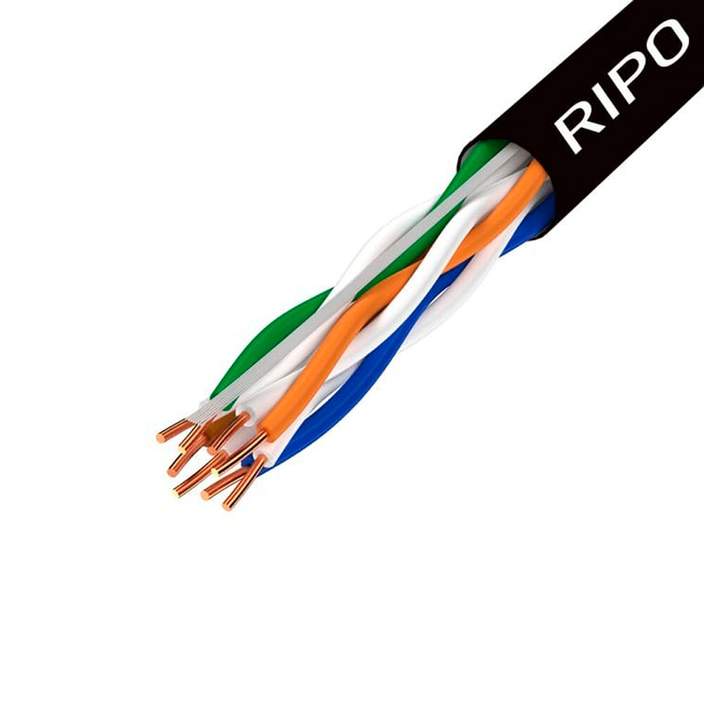 Изображение товара Интернет-кабель UTP CAT5e Ripo 50 м для локальных сетей