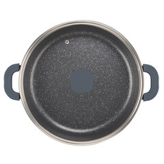 Сотейник Master House Шеф Андреа d24 см литой алюминий с антипригарным покрытием с крышкой (75346) - фото 2