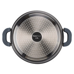 Сотейник Master House Шеф Андреа d28 см литой алюминий с антипригарным покрытием с крышкой (75347) - фото 5