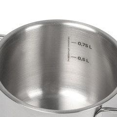 Кастрюля Master House Piccolo 1 л нержавеющая сталь (75319) - фото 5