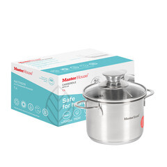 Кастрюля Master House Piccolo 1 л нержавеющая сталь (75319) - фото 2