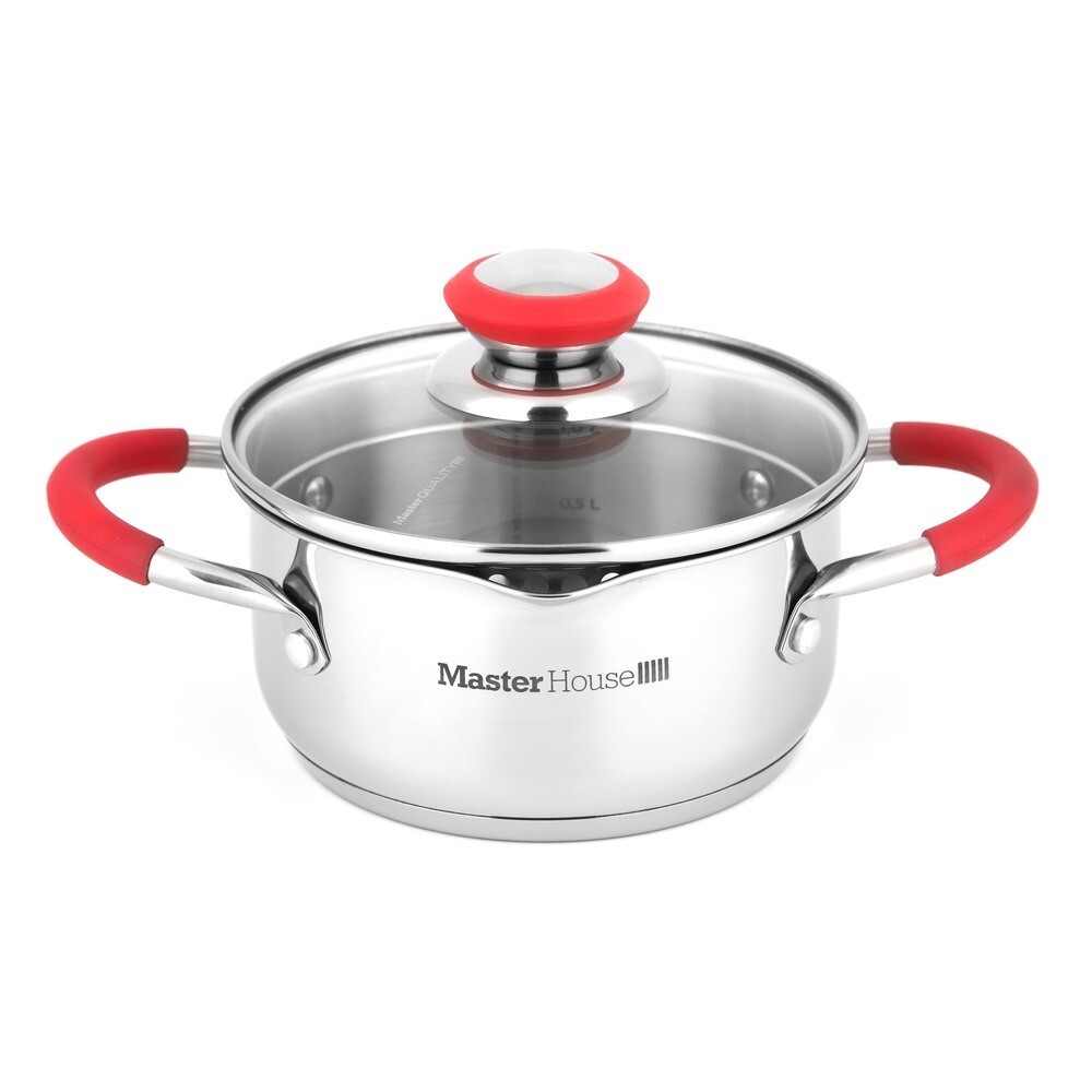 Кастрюля Master House Rosse 1,5 л нержавеющая сталь (75039)