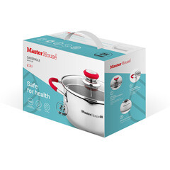 Кастрюля Master House Rosse 2,3 л нержавеющая сталь (75040) - фото 3