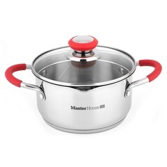 Кастрюля Master House Rosse 2,3 л нержавеющая сталь (75040) - фото 1