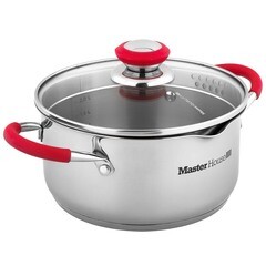 Кастрюля Master House Rosse 3 л нержавеющая сталь (60481) - фото 3