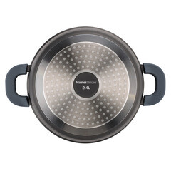 Кастрюля Master House Шеф Андреа 2,4 л литой алюминий с антипригарным покрытием (75343) - фото 4