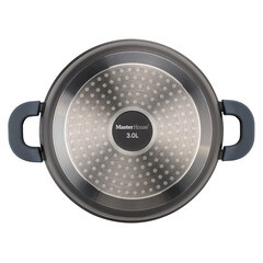 Кастрюля Master House Шеф Андреа 3 л литой алюминий с антипригарным покрытием (75344) - фото 2