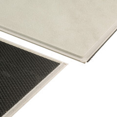 Плитка кварцвиниловая мрамор каррара бьянко замковая 2,605 кв.м 5 мм с микрофаской с подложкой IXPE - фото 5