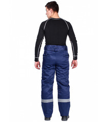 Брюки рабочие утепленные Delta Plus Экспертный-Люкс 52-54 рост 182-188 см синие - фото 2