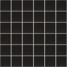 Мозаика Starmosaic черная керамическая 306х306х6 мм матовая