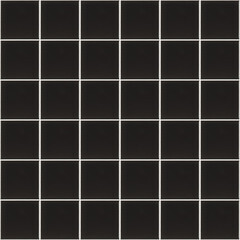 Мозаика Starmosaic черная керамическая 306х306х6 мм матовая - фото 1