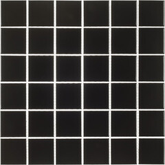 Мозаика Starmosaic черная керамическая 306х306х6 мм матовая - фото 3