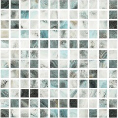 Мозаика Vidrepur Nature Air Force голубая стеклянная 317х317х4 мм глянцевая - фото 1