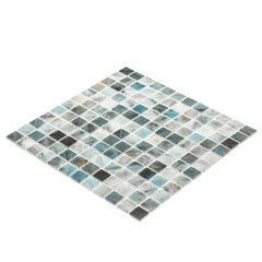 Мозаика Vidrepur Nature Air Force голубая стеклянная 317х317х4 мм глянцевая - фото 4