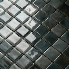 Мозаика Vidrepur Nature Air Force голубая стеклянная 317х317х4 мм глянцевая - фото 6