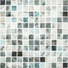 Мозаика Vidrepur Nature Air Force голубая стеклянная 317х317х4 мм глянцевая - фото 5