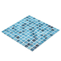 Мозаика Vidrepur Nature Olympic синяя стеклянная 317х317х4 мм глянцевая - фото 6