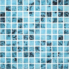 Мозаика Vidrepur Nature Olympic синяя стеклянная 317х317х4 мм глянцевая - фото 3