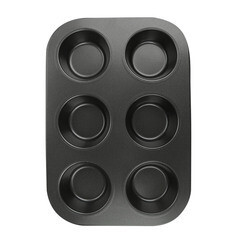 Форма для выпечки Master House Бобетта металлическая 6 ячеек - фото 1