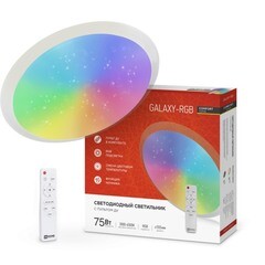 Светильник светодиодный потолочный IN HOME Comfort Galaxy 3000-6500К 75 Вт белый IP40 (4690612044613) - фото 10