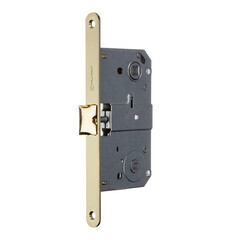 Замок врезной Palladium 390 PB для межкомнатной двери под фиксатор латунь - фото 1