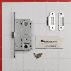 Замок врезной Palladium 600 СP для межкомнатной двери под фиксатор хром - фото 3