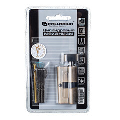 Цилиндр Palladium 60 C BK AB 60 30х30 мм ключ/вертушка античная бронза - фото 2