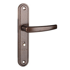 Ручка дверная Гардиан 41.31 прямоугольная розетка античная медь - фото 1