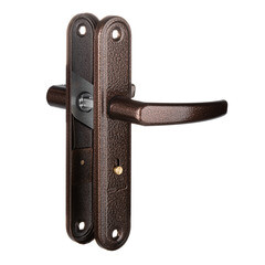 Ручка дверная Гардиан 41.31 прямоугольная розетка античная медь - фото 2