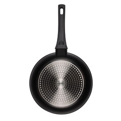 Сковорода Master House Шеф Даниэль d24 см кованый алюминий с антипригарным покрытием с крышкой (75354) - фото 4