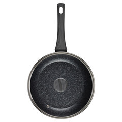 Сковорода Master House Шеф Даниэль d26 см кованый алюминий с антипригарным покрытием с крышкой (75355) - фото 2