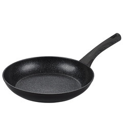 Сковорода Master House Шеф Даниэль d28 см кованый алюминий с антипригарным покрытием с крышкой (75356) - фото 3