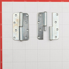 Петля ПН-1 карточная левая разъемная 110х65 мм цинк (2 шт.) - фото 3