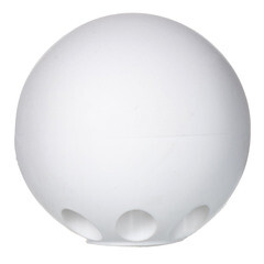 Упор дверной с крепежом белый - фото 1