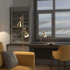 Лампа настольная E14 60 Вт Bogate's Glustin (a058040) - фото 2