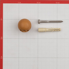 Упор дверной с крепежом бук - фото 3