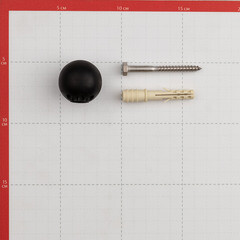 Упор дверной с крепежом черный - фото 3