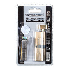 Цилиндр Palladium C BK PB 80 40х40 мм ключ/вертушка латунь - фото 3