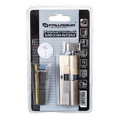 Цилиндр Palladium C BK AB 80 35х45 мм ключ/вертушка античная бронза - фото 3