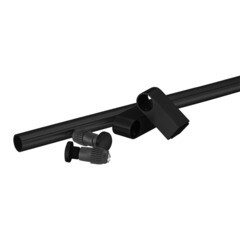 Изображение товара Рейлинг с креплением Модерн d16х600 мм черный матовый (SET-600 BL)