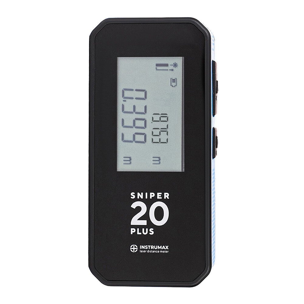 Изображение товара Лазерный дальномер Instrumax Sniper 20 Plus 20м компактное измерительное устройство