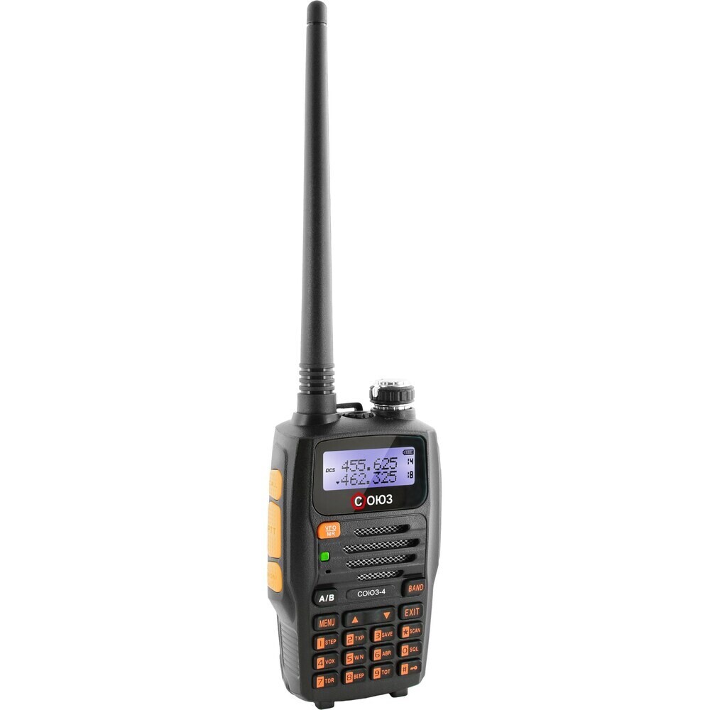 Изображение товара Рация Союз-4 цифровая с диапазоном UHF и VHF, 128 каналов, IP54, 10 км