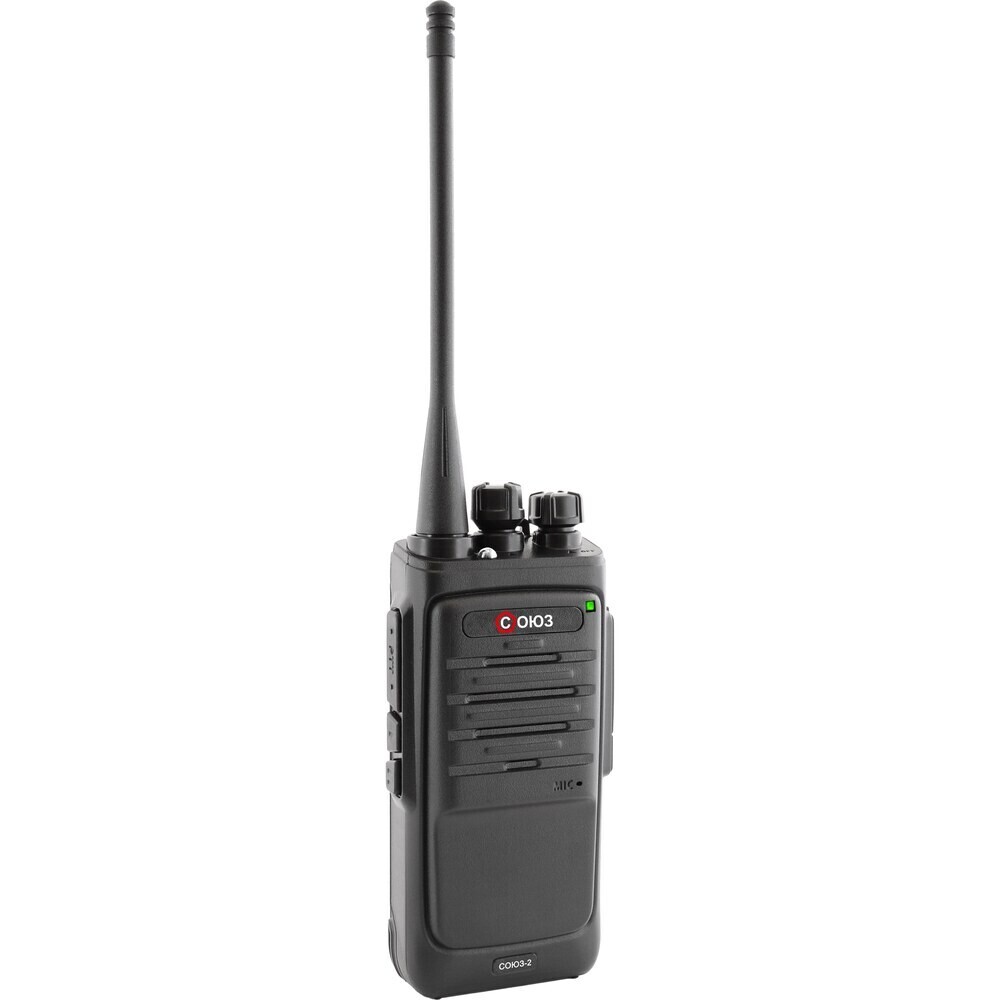 Изображение товара Рация Союз-2 Black 400-470 МГц, 16 каналов, IP54, для активного отдыха и работы