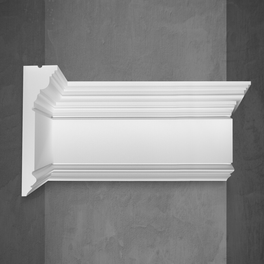 Изображение товара Молдинг Stenopol C7225 Под покраску 110x29x2000 белый Изображение товара Молдинг Stenopol C7225 Под покраску 110x29x2000 белый